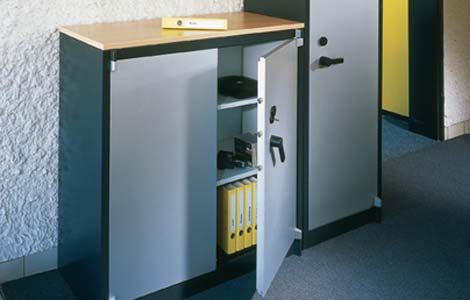 feuergeschützte Stahlschränke